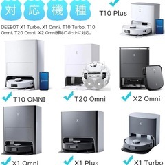 エコバックス 水拭きモップ 交換用 4個セット 厚手 マイクロファイバーモップの画像