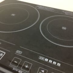 【🍀美品】2口IHクッキングヒーター「アイリスオオヤマ」EIH1470V-B 管理No7の画像