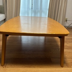 机、TV、TVボード、こたつ机、ソファ、キャビネットの画像