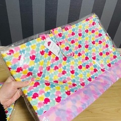 入学式準備に！ガールズ　シューバッグ袋　レッスンバッグの画像