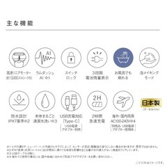 (未使用品)メンズシェーバー ラムダッシュ パームイン LITE ディープネイビー の画像