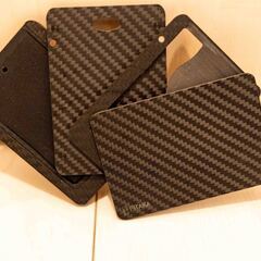 [PITAKA] MagEZ Wallet 専用 シート カーボンファイバー スキミング防止 モジュラー 薄型 ICカード対応の画像