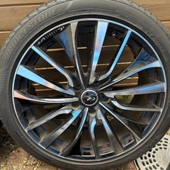 レオニスVT 5-114.3 19インチ×8J インセット43     レグノGRVⅡ 225/45R19  2018年製　の画像