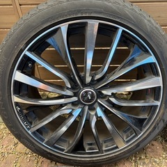 レオニスVT 5-114.3 19インチ×8J インセット43     レグノGRVⅡ 225/45R19  2018年製　の画像