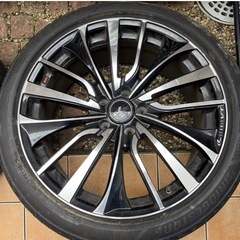 レオニスVT 5-114.3 19インチ×8J インセット43     レグノGRVⅡ 225/45R19  2018年製　の画像