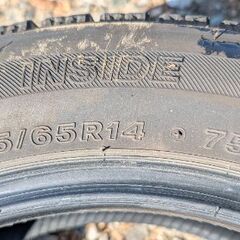 スタッドレス　BS ブリザック　155/65/14　2本の画像