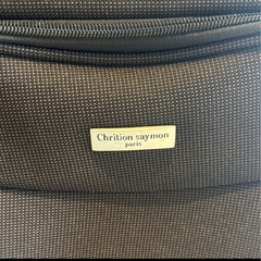 Chrition saymon　キャリーケース　スーツケース　出張の画像