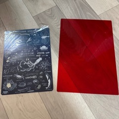 下敷き 2枚の画像