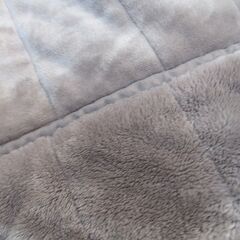 ふわふわ柔らか毛布　厚み普通　ブランケット　未使用　シングル　ベージュの画像