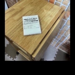 ❣️定価の半額にて❣️🎀 YAMAZEN 🎀バタフライワゴン🦋 キャスター付き3段❣️✨(折りたたみ)✨キッチン作業台❣️極上美品💖説明書付き❣️❣️ の画像