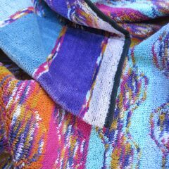 MISOONI ミッソーニ　ポルトガル製　高級タオルケット　ため息ものの美しさ　ブランケットの画像