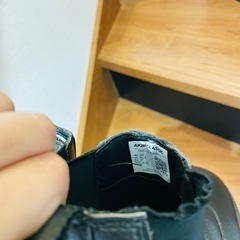 AKCLブラック 厚底 チェルシーブーツ23.5の画像