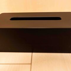 山崎実業（Yamazaki）マグネット ティッシュケース レギュラーサイズ ブラック タワー 5586の画像