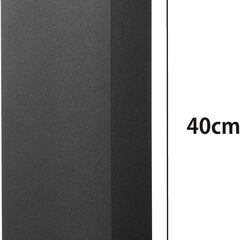 【新品】山崎実業（Yamazaki）マグネット バスタオルホルダー ブラック 約W12×D9×H40cm tower（タワー）3620の画像