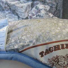 高級羊毛かけ布団＋敷布団セット（ブルー）ボリュームタイプ　未使用＋一部ダメージありの激安！woolの画像