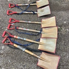 まとめ売り］角スコ　スコップ ショベル 土掘り　ゆ6本の画像