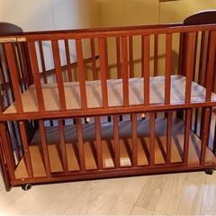 KATOJI  ベビーベッド　引き渡し場所相談可能の画像