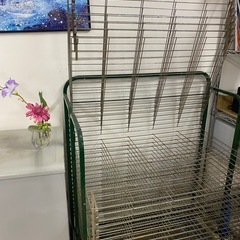 作品乾燥棚　跳ね上げ式の画像