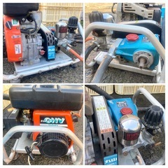 マルヤマ MS200 動噴　給水ホースセット　クボタGH100 引取り限定【福岡県久留米から50kmまで配達無料】の画像