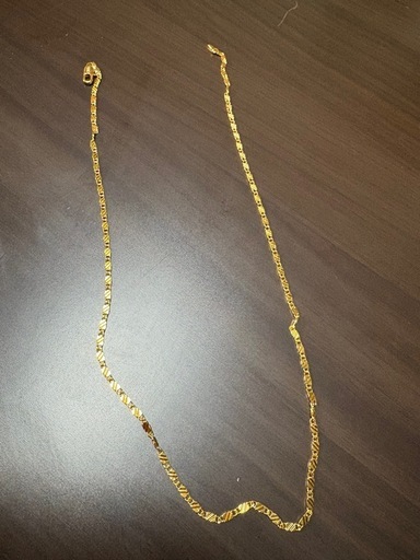 18k ゴールドネックレス　50センチ