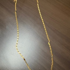 18k ゴールドネックレス　50センチの画像