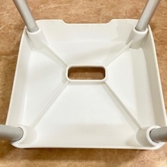 【2025年中のみ掲載予定】パール金属 スタイルピュア バススツール 40cm ホワイトの画像