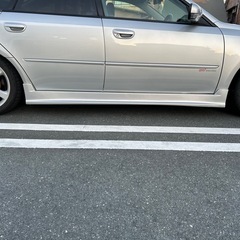 BL5レガシィB4湾岸エアロ　サイドステップ、リアバンパースポイラーの画像