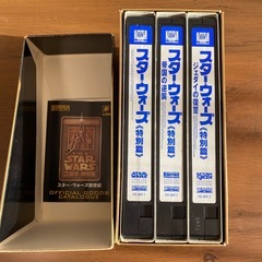 スターウォーズエピソード1-3 VHS３本セット　日本語字幕版の画像