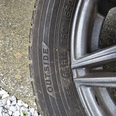 155/65R14ヨコハマアイスガードIG50スタッドレスタイヤ4本の画像