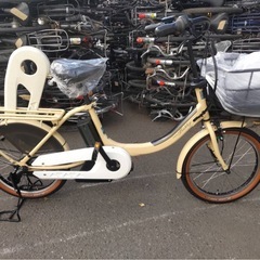 ❗️バッテリー新品キャンペーン❗️試乗🉑新車仕上げ⭐️中古子供乗せ電動自転車 ヤマハPASバビー の画像