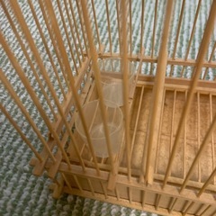 小鳥用？手作り籠　未使用品の画像