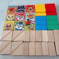 アンパンマン　筒入りつみ木40ピースの画像