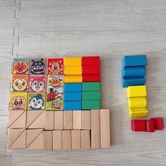 アンパンマン　筒入りつみ木40ピースの画像