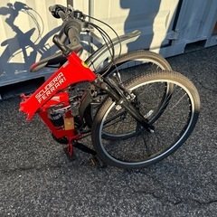 折りたたみフェラーリマウンテンバイクの画像