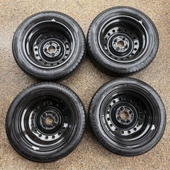 155/65  R14  
ミライース　純正タイヤホイール 4本セット　 24年製ダンロップエナセーブ８部山タイヤ付　LA350S 　の画像