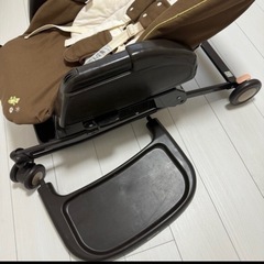 Aprica）ハイローベッド＆チェア　ユラリズム　くまさんと一緒（ブラウン）の画像