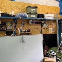 作業場の不用品の画像