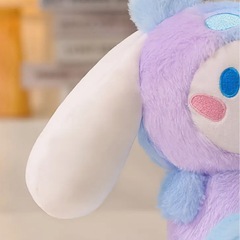 ①MINISO Sanrio サンリオ シナモンロール ぬいぐるみ グラデーション パステル パンダの画像