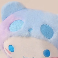 ①MINISO Sanrio サンリオ シナモンロール ぬいぐるみ グラデーション パステル パンダの画像