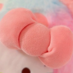 ④MINISO　Sanrio サンリオ ハローキティ ぬいぐるみ グラデーション パステル パンダの画像