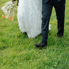 ウェディング前撮りドレスの画像