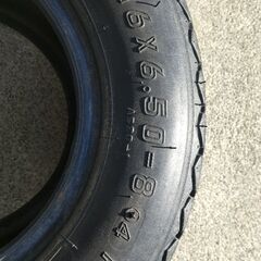 オーツタイヤ １６×６．５０-８ 運搬車・カート・芝刈機 中古品の画像