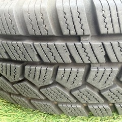 155/70R13 スタッドレス 2024年製 1シーズンのみ使用 アルミホイール付き 4本セットの画像
