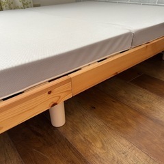  高反発3つ折りマットレス 7cmシングル  （ニトリ）の画像