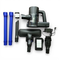 コードレス掃除機 45000pa超強力吸引 サイクロン 2段階切替え 軽量 の画像