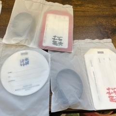 旅行　ネームタグ　スーツケースの画像