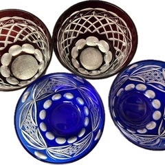 江戸切子グラス　4つセットの画像