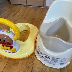  トイレトレーニング トイトレ アンパンマンとおまるの画像