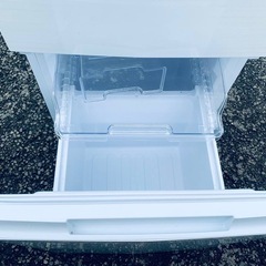 EJ5791番 SHARP ノンフロン冷凍冷蔵庫 SJ-D18H-Wの画像