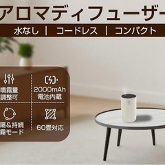 新品 アロマディフューザーの画像